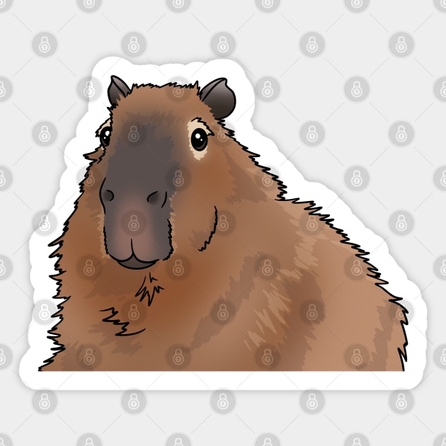 Capybara Sticker by Kats_guineapigs